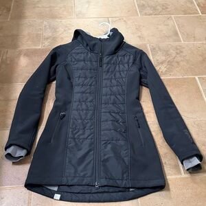 Bench Slim fitting black coat xs